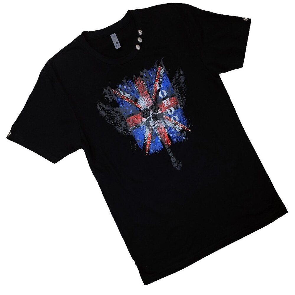 London Rocks Skull Men's Black T-shirt